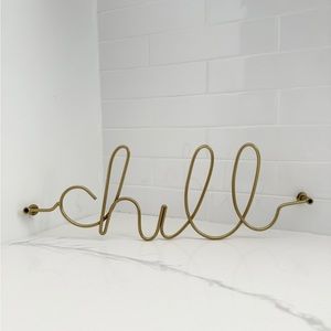 “chill” wall hook UO Home